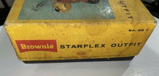 Vintage Kodak Brownie Starflex Outfit Camera No.  25T W/ Box 3