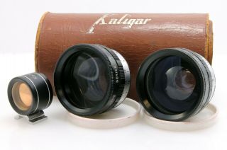 Kaligar Series V Wide Angle And Telephoto Adapters And Viewfinder (30.  2mm)