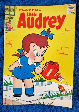 Vintage Playful Little Audrey 2 Second Issue Harvey Aug 1957 Vg