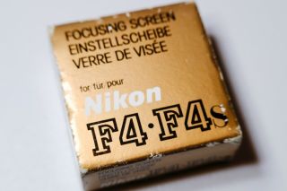 Nikon F4 F4s Focusing Screen Type B Ex Cond