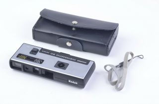 Exc,  Kodak Instamatic 60 110 Film Cartridge Camera,  Leather Case,  Strap