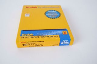 Kodak Ektachrome 100 Plus Film Sheets 4x5 10 Sheets Epp 6105