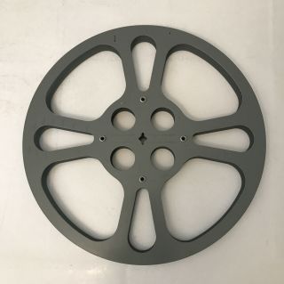 Tayloreel Corp Grey Metal Reel 16mm,  1200 Ft Film Movie Reel Only Empty