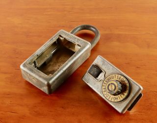 Vintage Supra - C Realtor Lock Box Padlock Combination Hide A Key For Door
