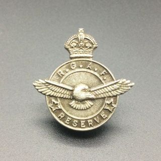 Royal Canadian Air Force Reserve Rcaf Ww2 Vintage Badge