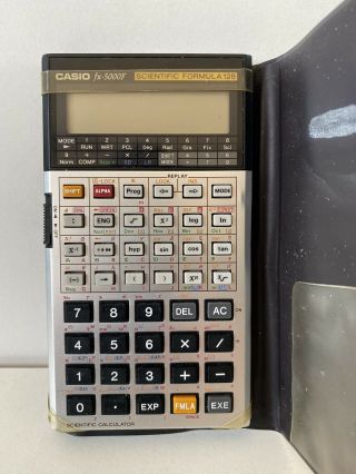 Vintage Casio Fx - 5000f Scientific Formula 128 Calculator
