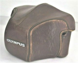 Olympus Camera Case for OM - 1 OM - 2 OM - 4 etc Brown Color 2