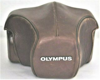 Olympus Camera Case for OM - 1 OM - 2 OM - 4 etc Brown Color 3