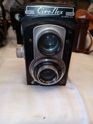 Vintage Ciro - Flex Tlr Camera Rapax Wollensak F3.  5 85mm Lens