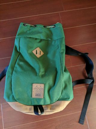Rei Co - Op Flashback Day Pack Staff Edition 18l Green Vintage Style Backpack