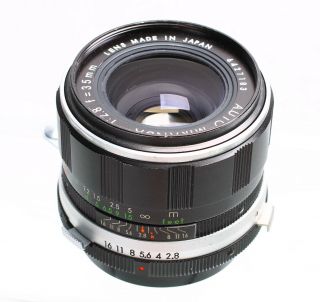 Miranda 35mm F/2.  8 Fast Prime Wide Angle Lens No.  6427183