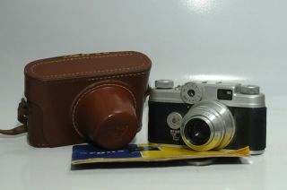 Argus C 4 35mm Film Camera With Case And Instructions.