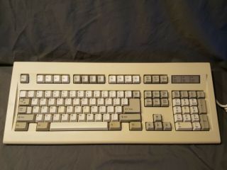 Vintage Mitsumi At Or Xt Switchable Keyboard Model Kpq - E99yc -
