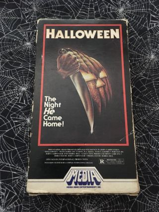 Halloween Vhs Media Home Entertainment Rare John Carpenter Vintage 1981 Horror