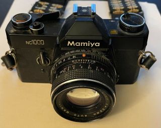 Vintage Mamiya Nc1000 Slr Film Camera Body With 50mm F1.  7 Lens [clean]