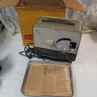 Kodak Brownie 500 8mm Film Movie Projector w/ Case,  Box & Instructions 2