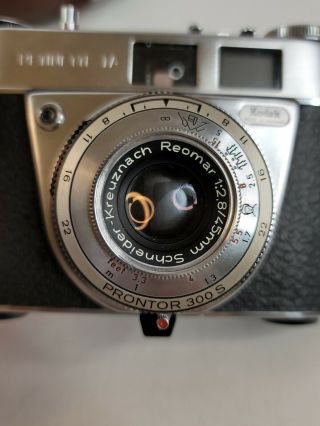 Kodak Retinette Ia 1A 35mm Film Camera w/ Schneider 45/2.  8 Lens & Case 2