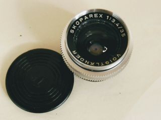 Voigtlander Skoparex 35mm F/3.  4 Lens - Bessamatic Dkl Mount