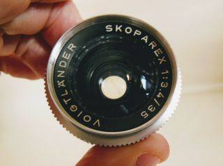 VOIGTLANDER SKOPAREX 35mm f/3.  4 LENS - BESSAMATIC DKL MOUNT 3