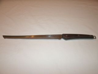 Vintage Custom Lifetime Cutlery Full Tang Serrated Bread Knife 15 3/8 Inches