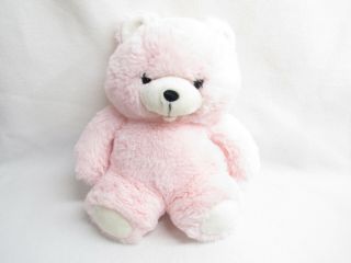 Vtg Wuvables Pink Teddy Bear Stuffed Plush Toy