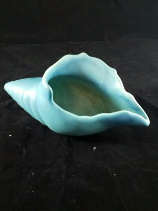 Vintage Van Briggle Pottery Ming Conch Shell Planter Vase