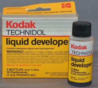 Kodak Technidol Liquid Developer For Use With Kodak Technical Pan Film