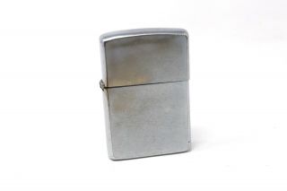 A Vintage Zippo Smooth Metal Case Pocket Lighter As Found 29804