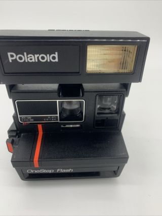 Vintage Vtg Polaroid One Step Flash Instant 600 Film Camera