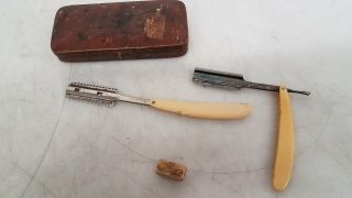 Vintage Durham Duplex Shaving Co.  Single Blade Razor And Comb