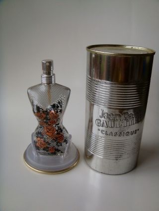 Jean Paul Gaultier Eau De Perfum Bottle " Classique " - Empty With Case