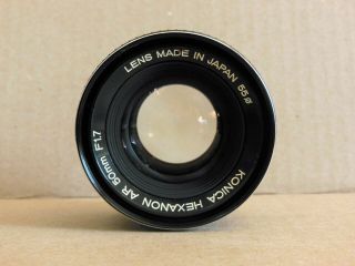 Konica Hexanon Ar 50mm F1.  7 Lens -