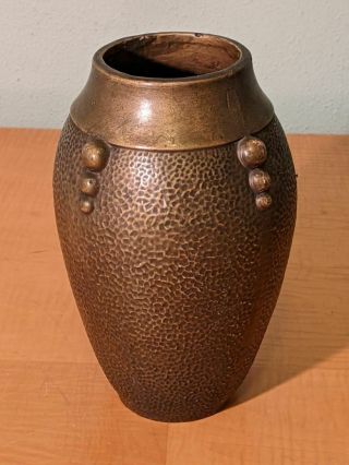Vintage Arts And Crafts 10 1/2 " Vase $45