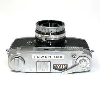 :Tower 10B Vintage 35mm Film Rangefinder Camera w/ Mamiya 40mm f2.  8 Lens 3