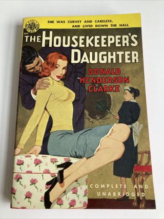 Housekeeper’s Daughter Donald Henderson Clarke Vintage Sleaze Gga Paperback Avon