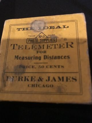 Burke And James " The Ideal " Telemeter