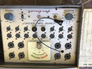 Vintage Superior Instruments (sico) Rapid Tube Tester Model 82a W Instructions