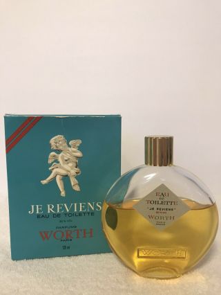 Vintage Je Reviens “worth” Eau De Toilette In A Lalique Bottle