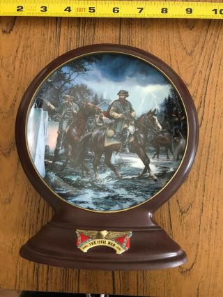 4 Plates Limited Edition Tales Of The Civil War Plate Series 1 - 4 Vintage 1999