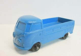 Vintage Rubber Toy Volkswagen Pick - Up Truck Made In Norway By Stavanger