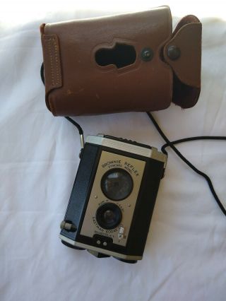 Eastman Kodak Brownie Reflex Vintage Film Camera Synchro Model Usa