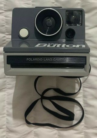 The Button Polaroid Land Camera With Strap & Box Uses Sx 70 Film Freesh