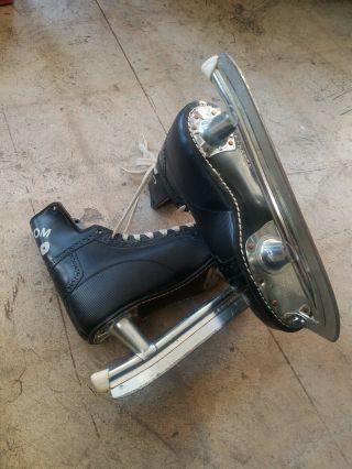 Vintage Bauer Custom Pro Ice Skates Nhl Approved.  Made In Usa.  Mens Size 11