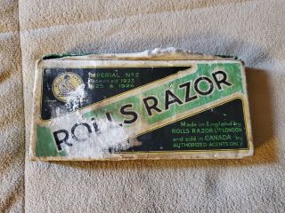 Vintage Rolls Razor With Box Imperial 2 Made In England In Canada
