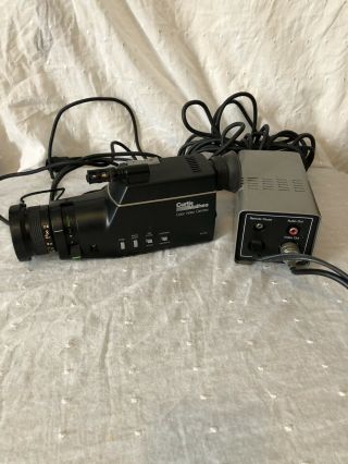 Vintage 1984 Curtis Mathes Color Video Camera Model Kc760 Powers On,