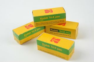 Kodak Tri - X Pan 120 B&w Film X 4 - Rolls