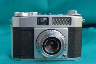 Ex - Vintage Olympus Wide - E Rangefinder Camera & 3,  5cm/f1:3.  5 W - Fc - D Zuiko Lens