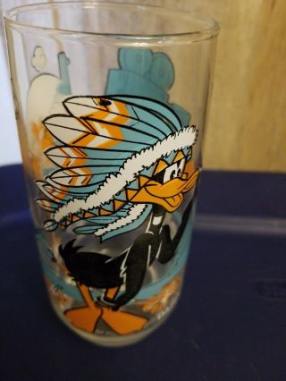 Vintage 1979 Looney Tunes Daffy Duck Pepsi Cola Glass Cup