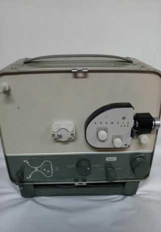 Kodak Brownie 500 Model A Movie Projector 8mm Hard Case Carry Suitcase 1950s