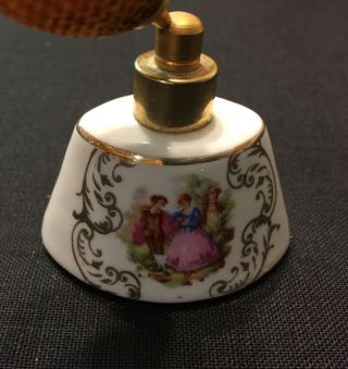 Gorgeous Vintage Perfume Bottle With Atomizer - Royal Bavaria Germany